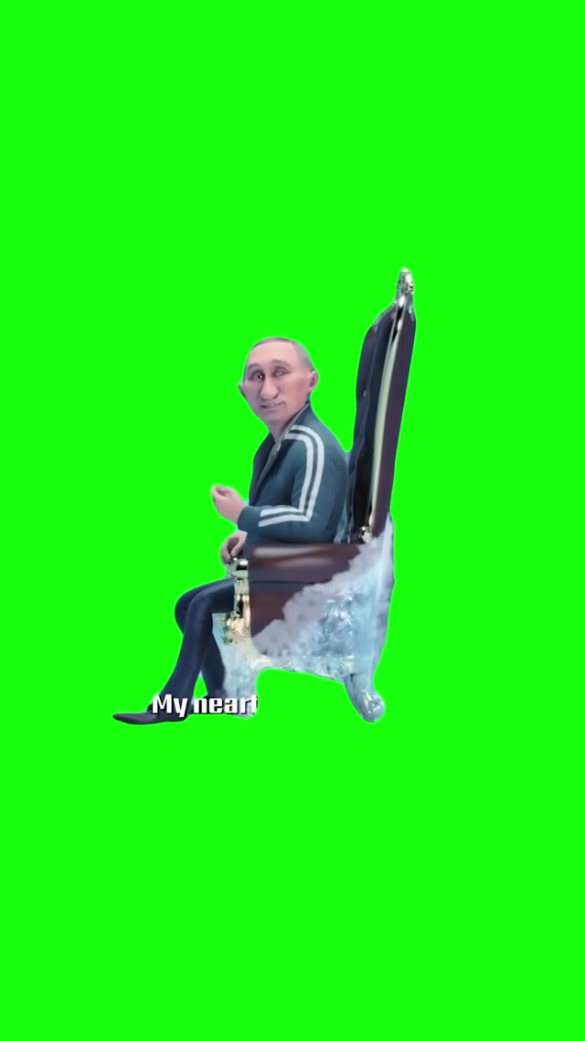 PUTIN (My Heart Is Cold) meme template blank