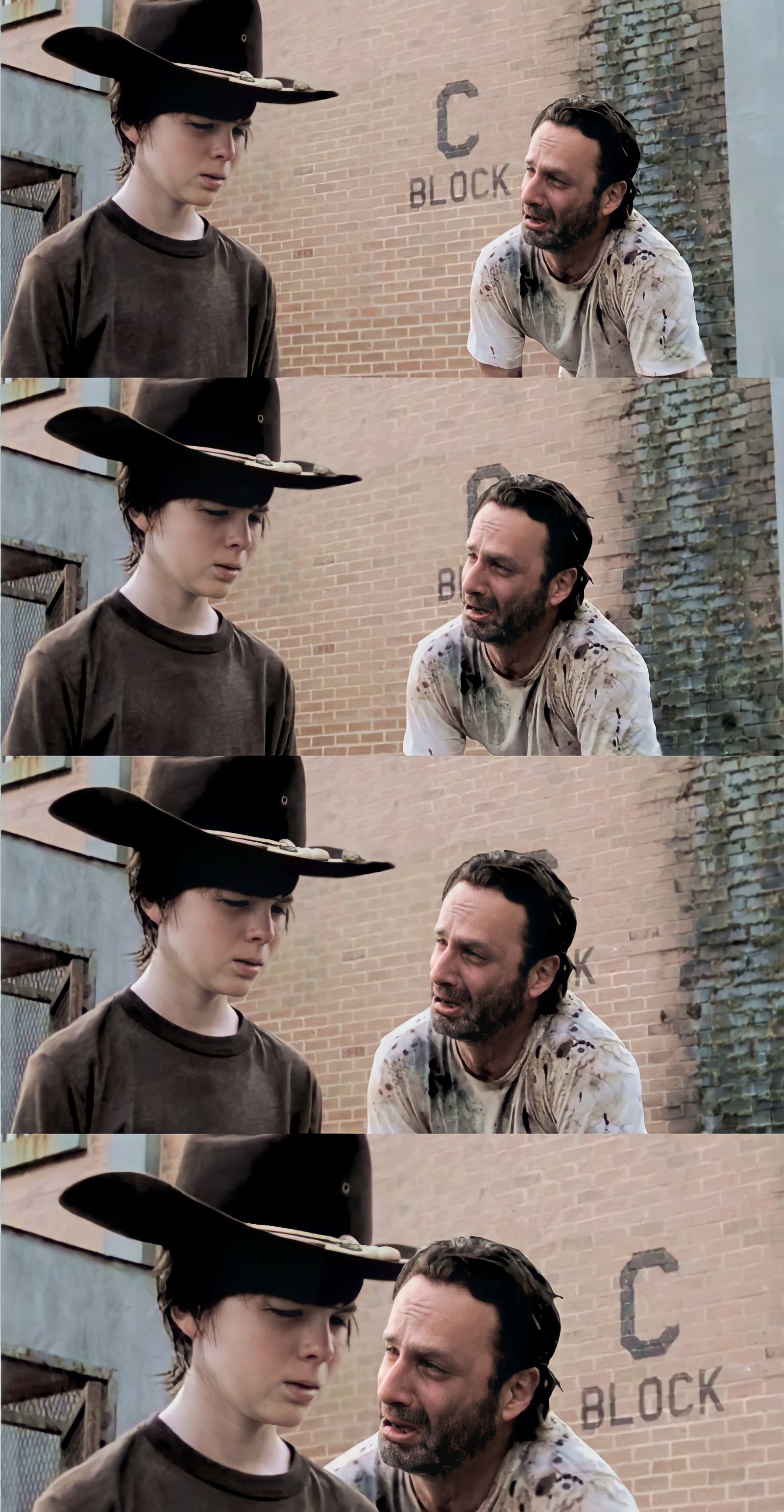 Rick Grimes’ Dad Jokes meme template blank - image format