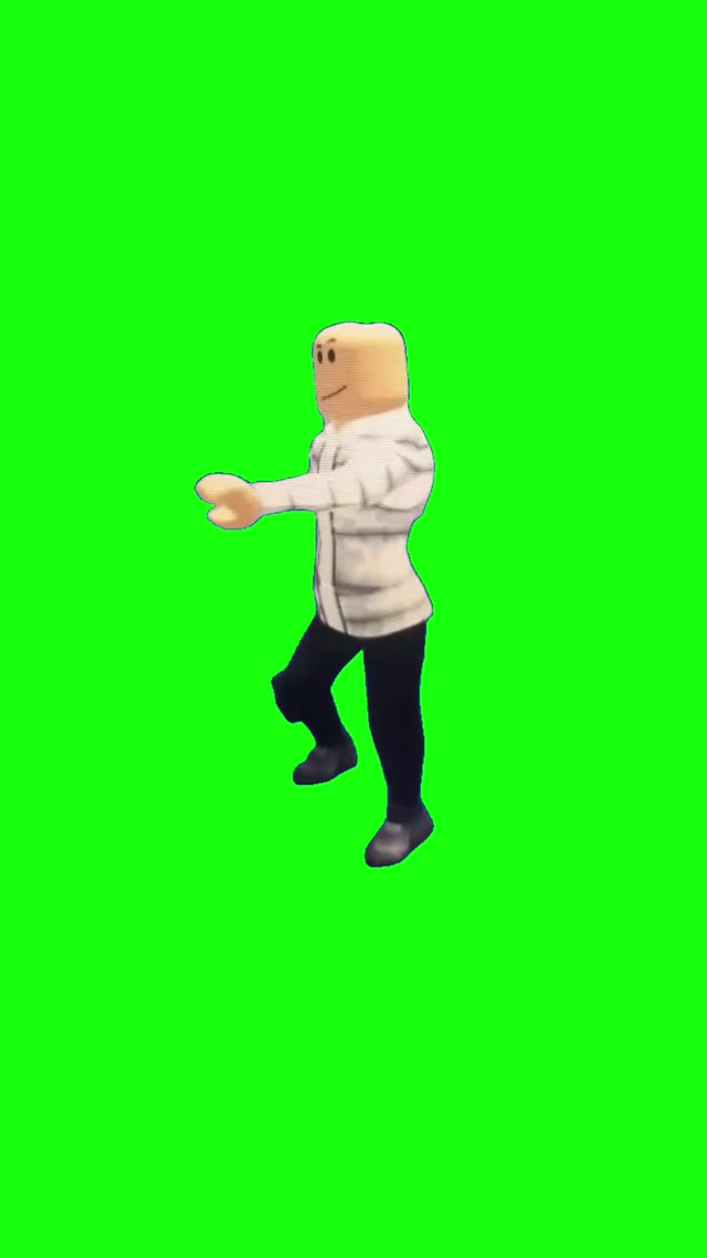 Roblox Guy Dancing meme template blank
