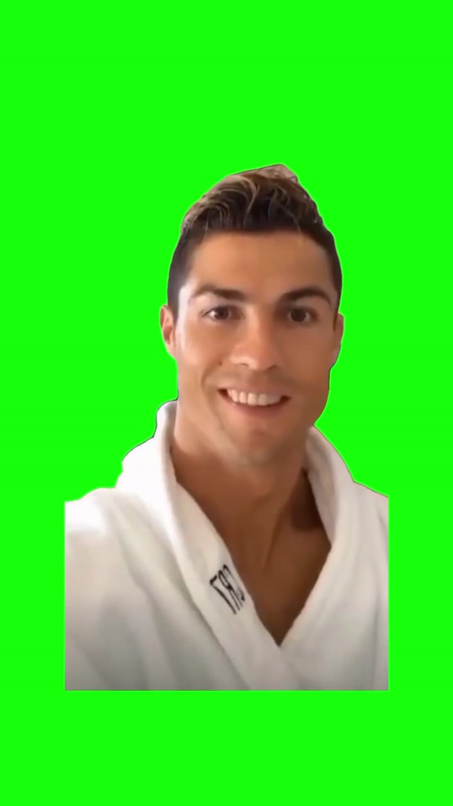 Ronaldo Drinking Juice meme template blank