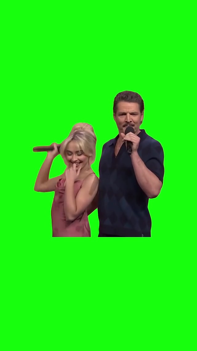 Ronaldo Pedro Pascal meme template blank