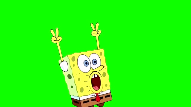 Running SpongeBob meme template blank