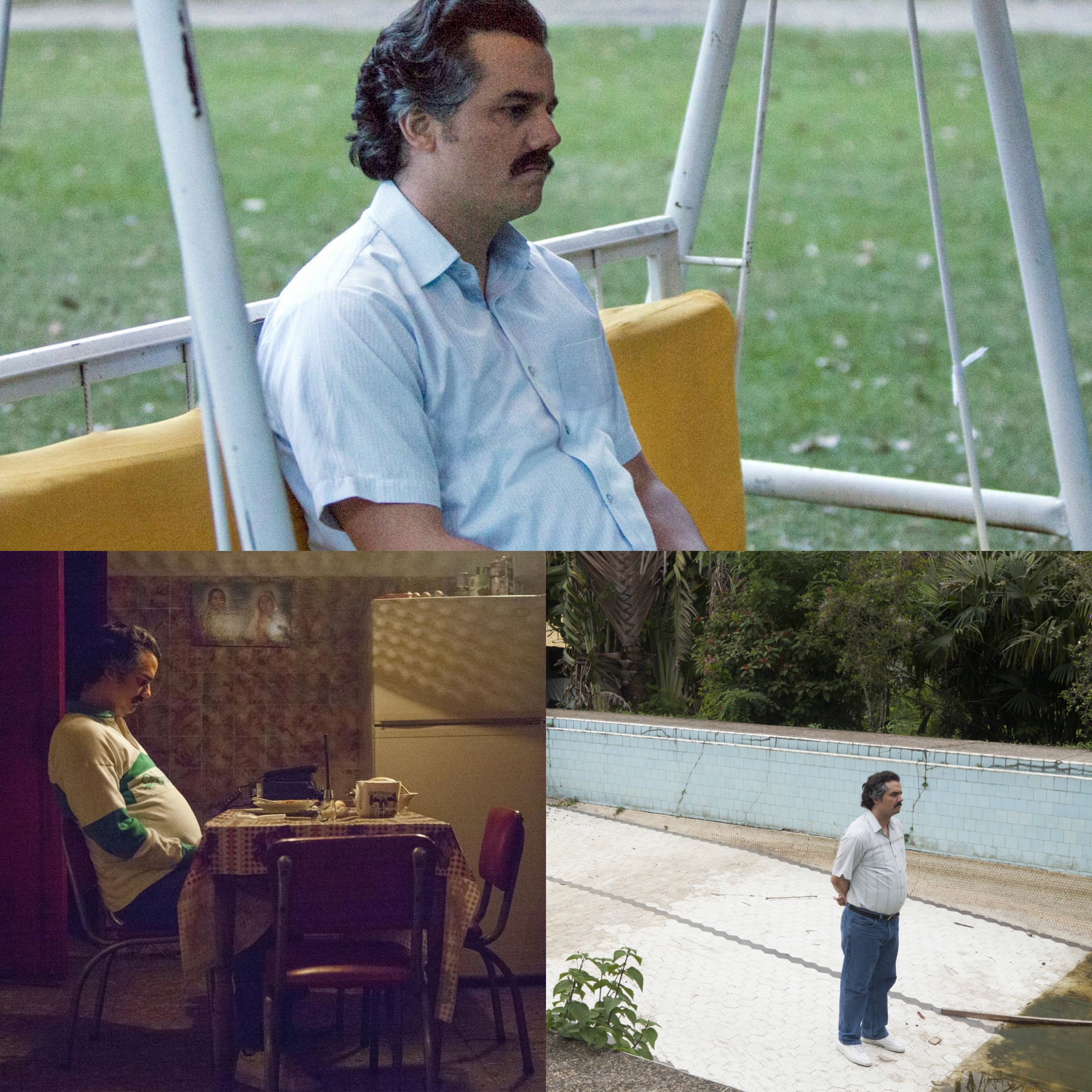 Sad Pablo Escobar blank meme template blank - image format