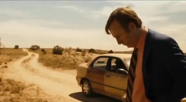 Saul Goodman Desert Standoff meme template blank