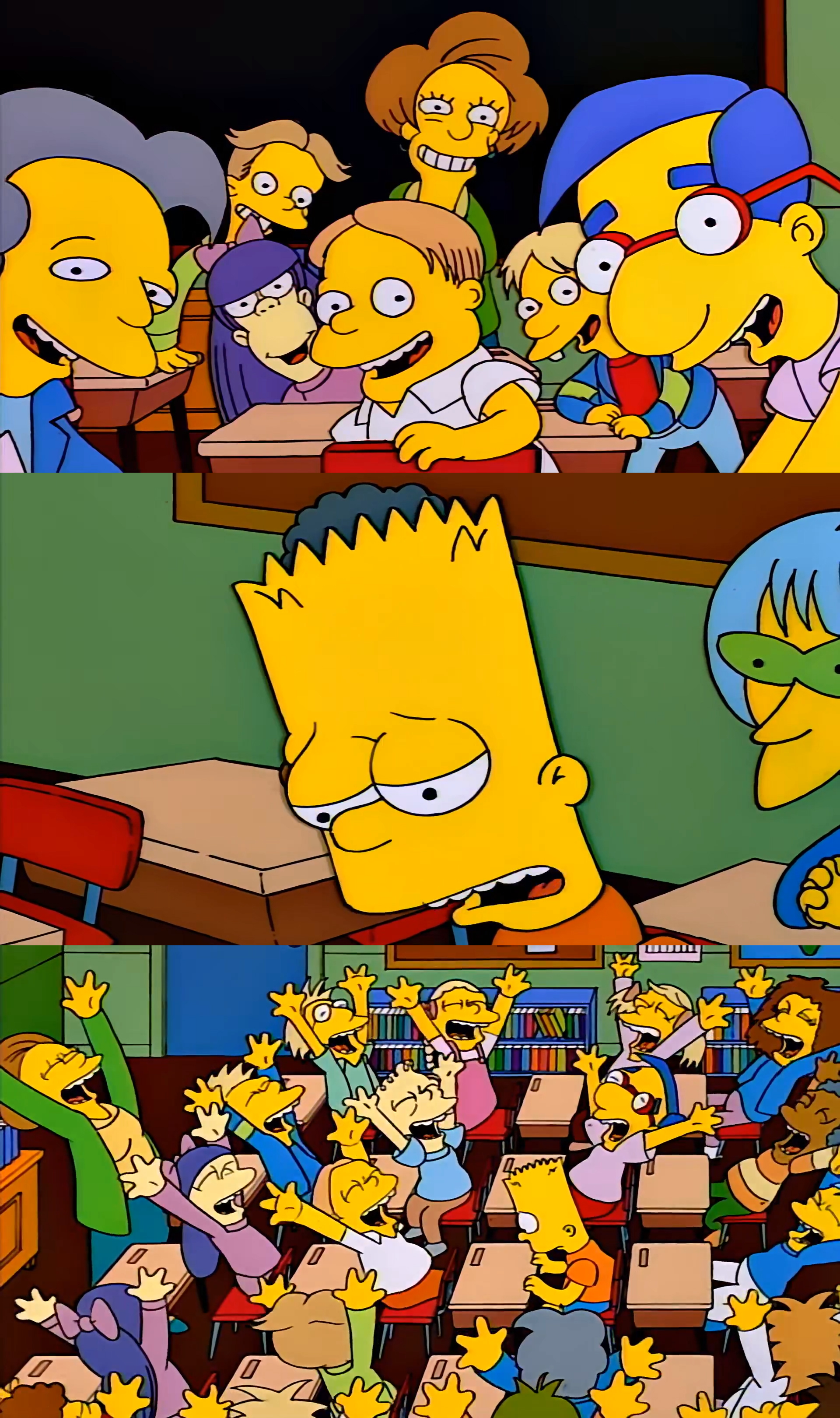 Say the Line, Bart! meme template blank - image format