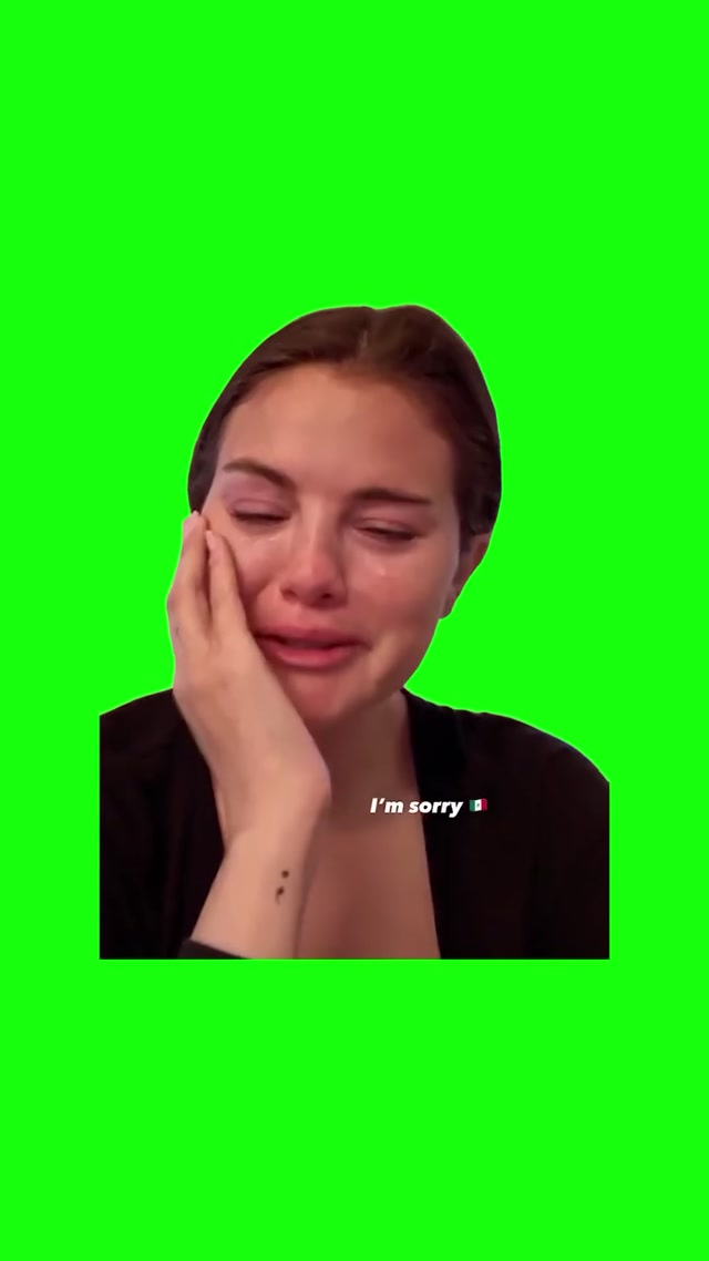 Selena Gomez Crying meme template blank