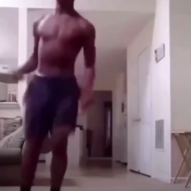 Shirtless Spin Dance meme template blank