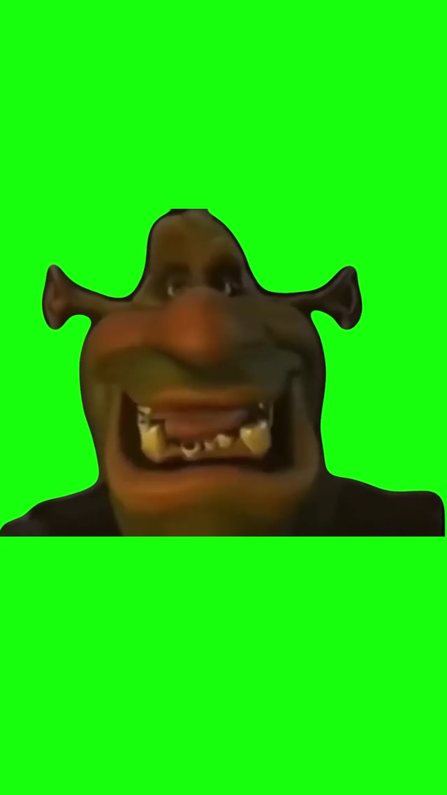 Shrek "I Feel Good" Animated Test Footage meme template blank