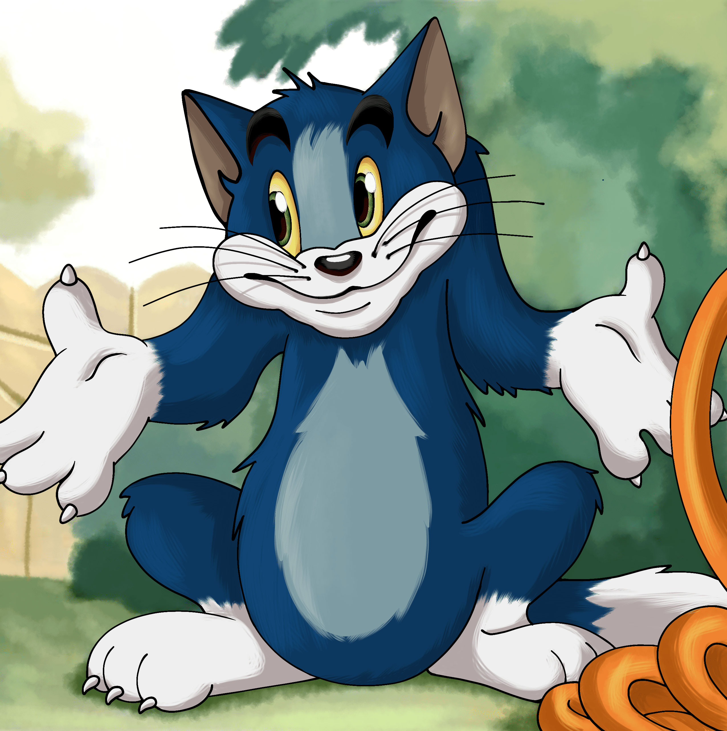 Shrugging Tom meme template blank - image format