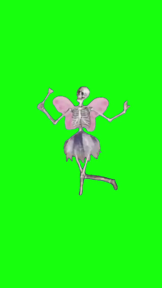 Skeleton Fairy (I’m So Depressed, I Act Like It’s My Birthday) meme template blank