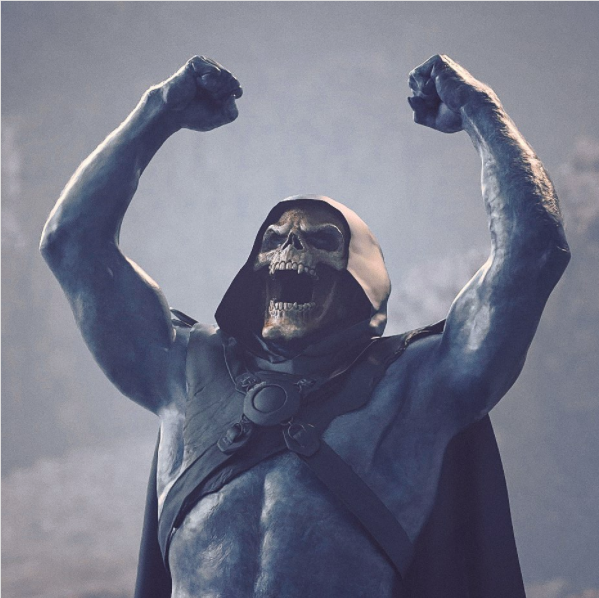 Skeletor Victory meme template blank - image format