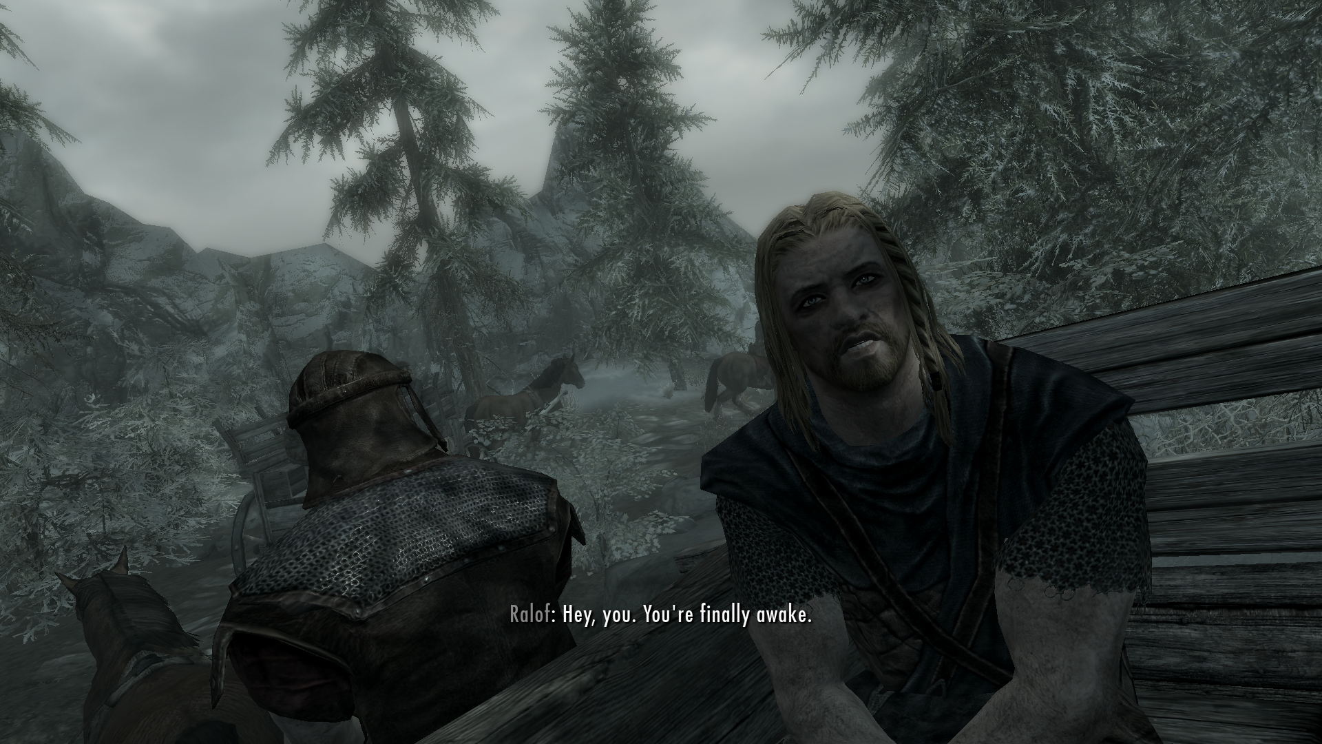 Skyrim Intro meme template blank - image format