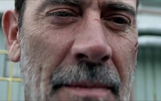 Smiling Negan meme template blank