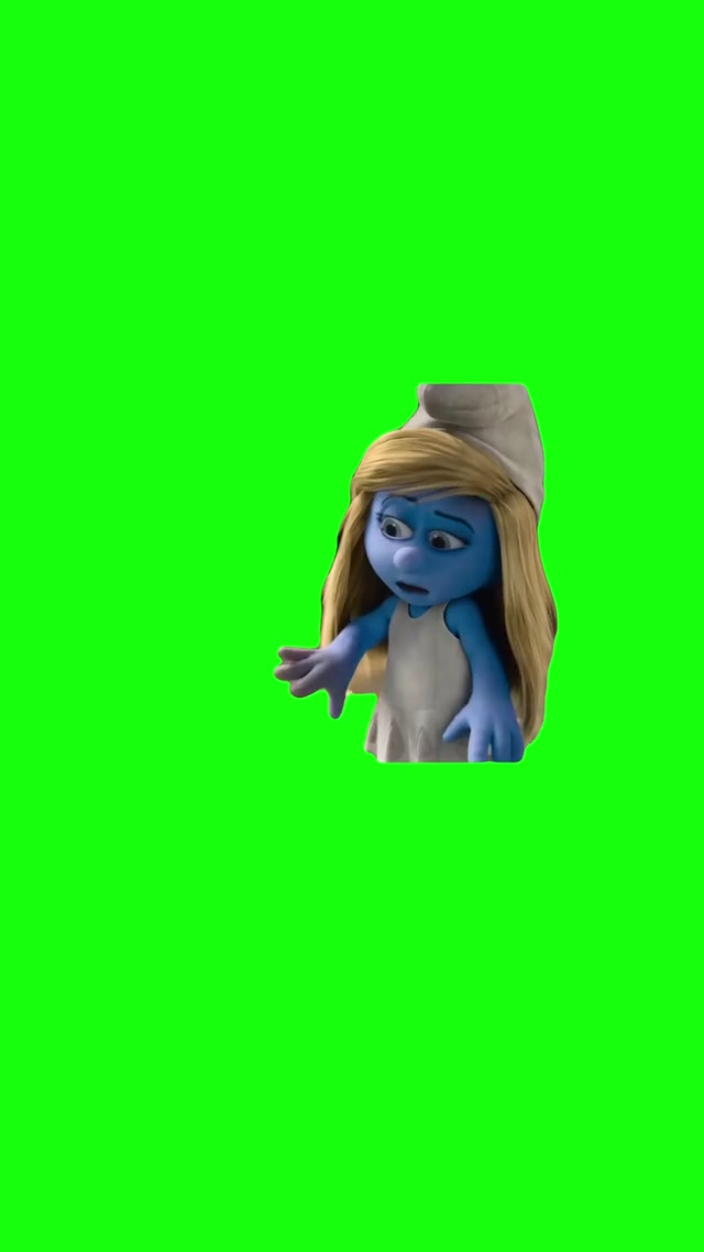 Smurf Turning Evil meme template blank