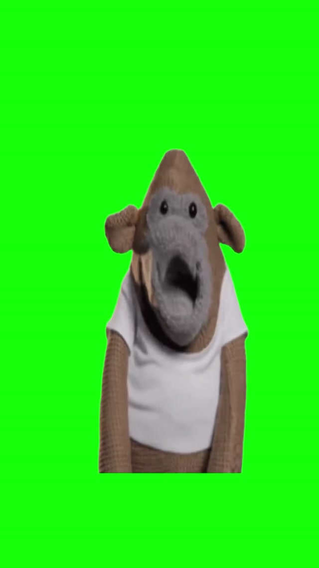 Sock Monkey Dancing meme template blank