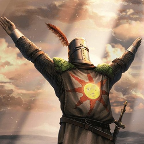 Solaire of Astora meme template blank