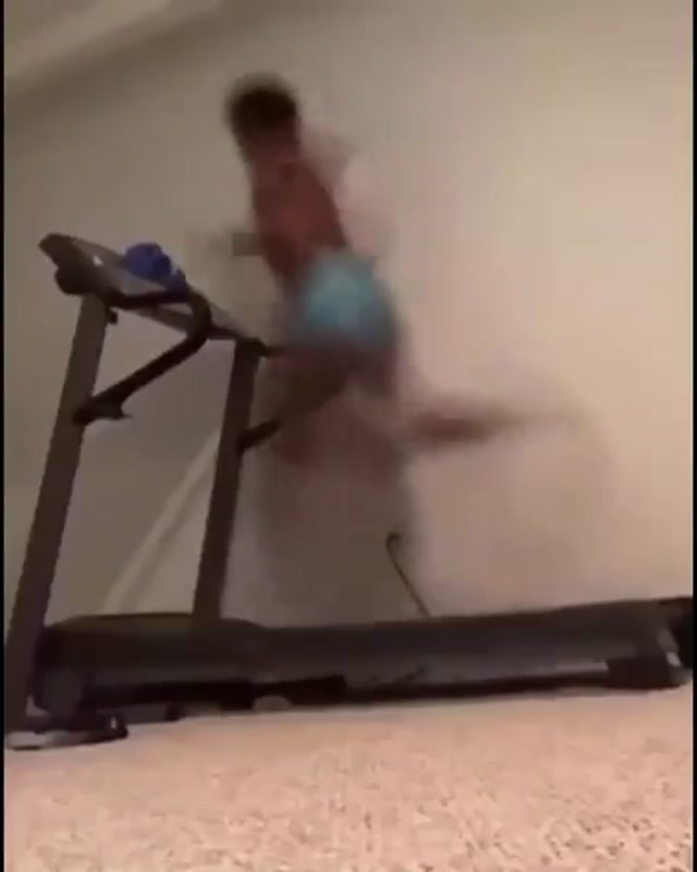 Speeding Treadmill Sprint meme template blank