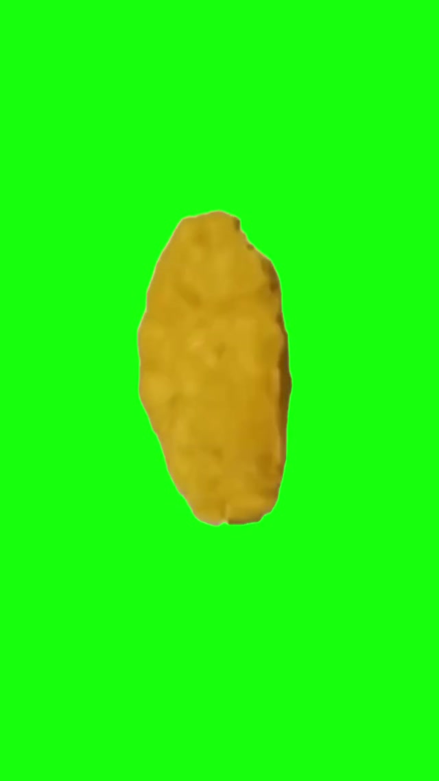 Spinning Chicken Nugget meme template blank