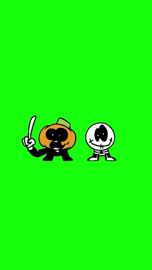 Spooky Month meme template blank