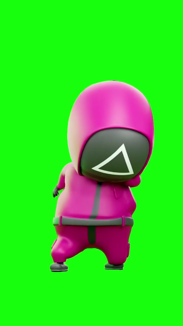 Squid Game Guard Dancing meme template blank