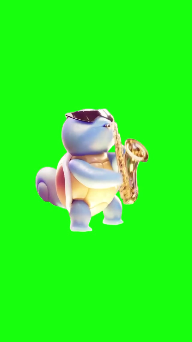 Squirtle Saxophone Meme - honkin meme template blank