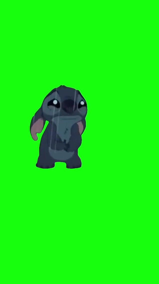 Stitch Crashing Out meme template blank
