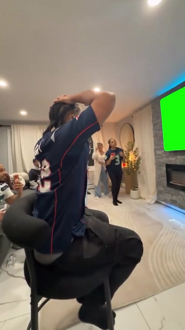 Super Bowl TV Break meme template blank