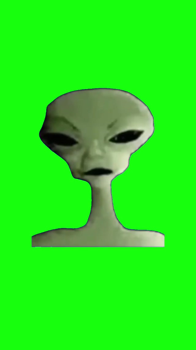Talking Alien Meme meme template blank