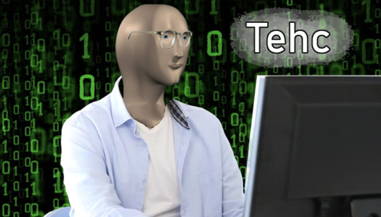 Tehc Classic Meme Man meme template blank