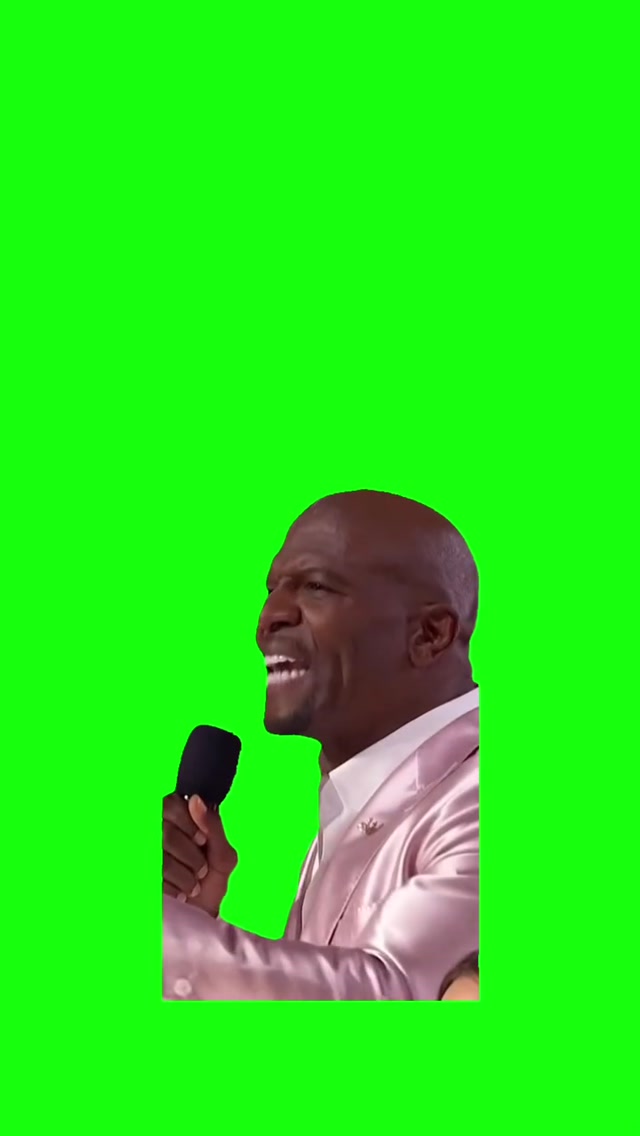 Terry Crews Hitting the Golden Buzzer meme template blank