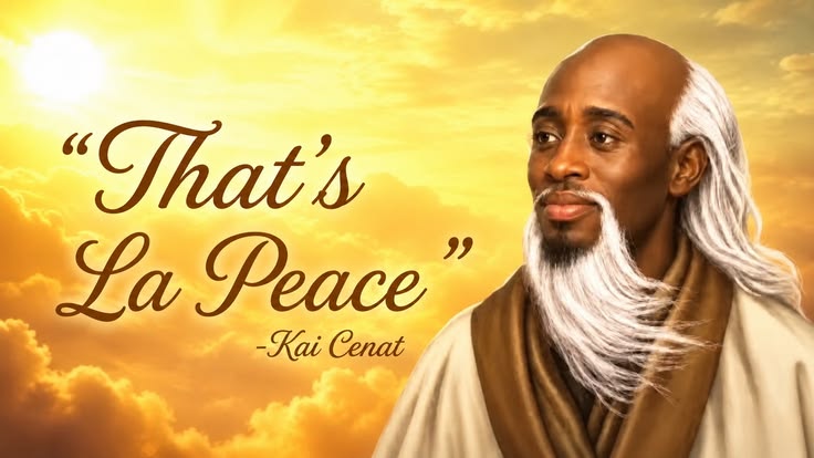 "That's La Peace" Kai Cenat Wise Old Sage meme template blank - image format