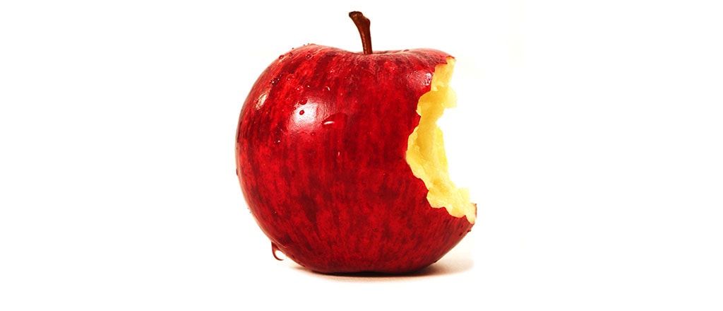 The Bitten Apple meme template blank