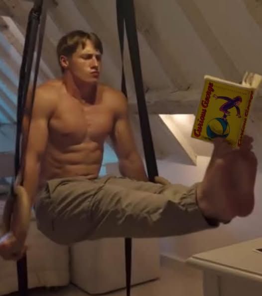 The Calisthenics Intellectual meme template blank - image format