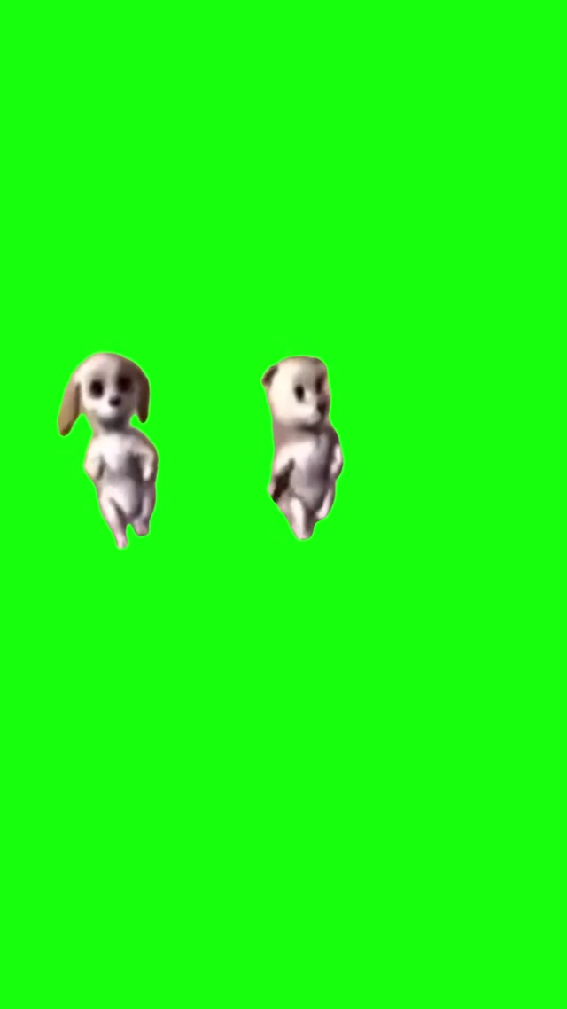 The Dancing Dogs From Barbie and the Diamond Castle meme template blank