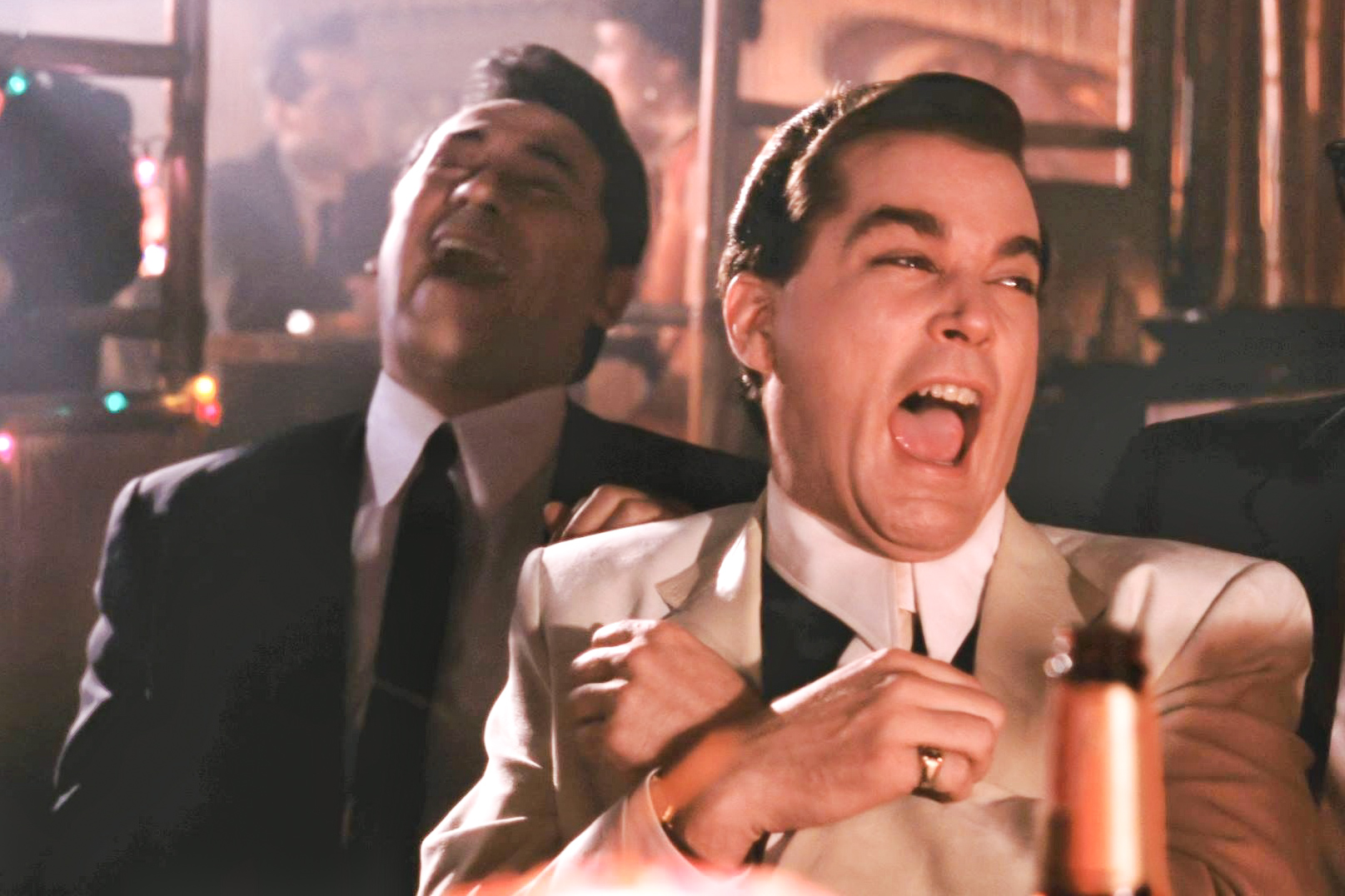 The Goodfellas Laugh meme template blank - image format
