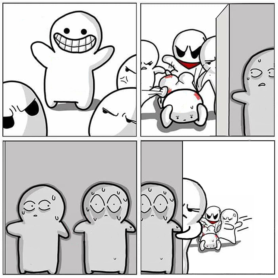 The Hidden Observers meme template blank - image format