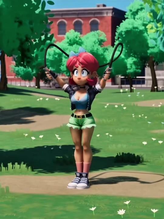 The Jump Rope Glitch meme template blank