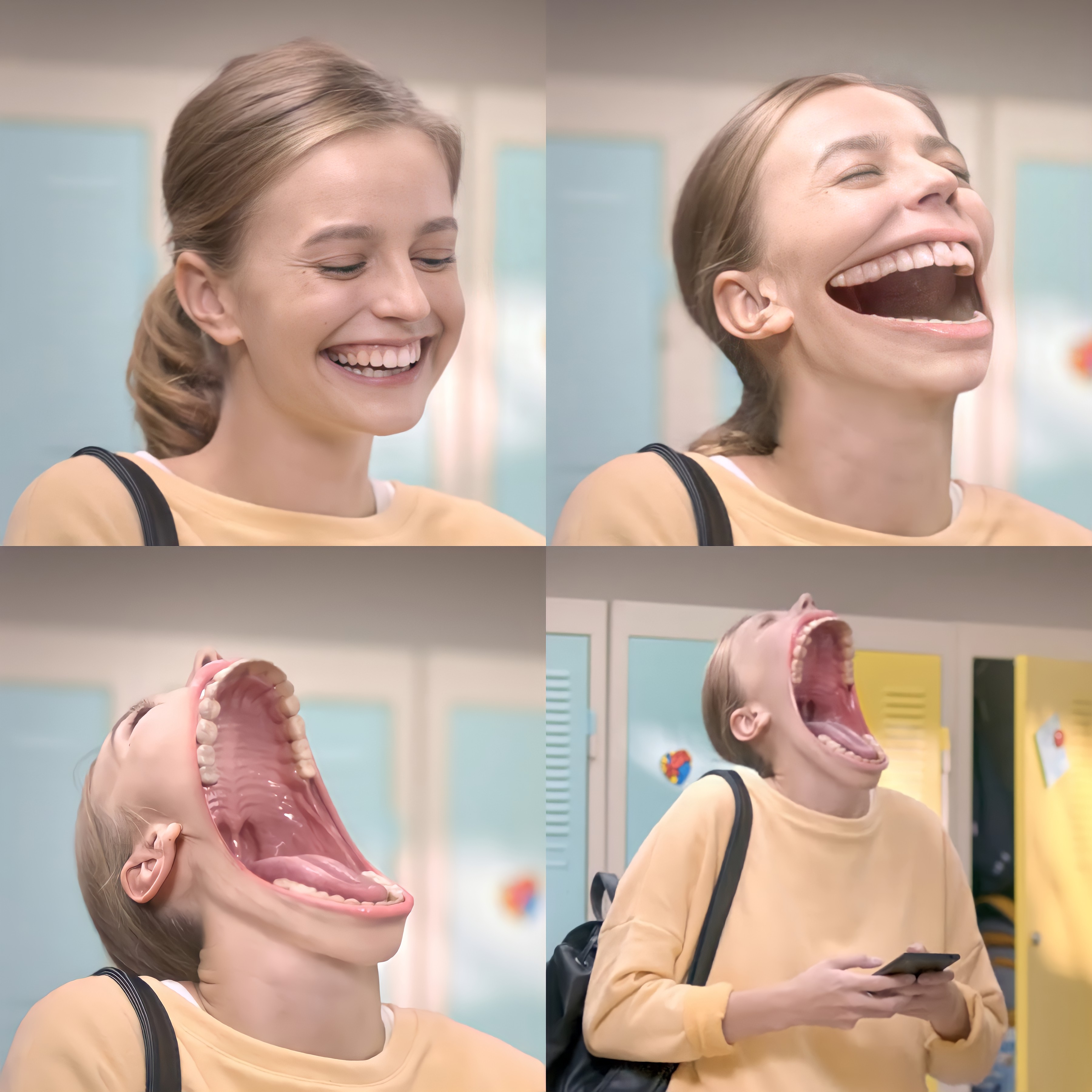 The Progressive Scream blank meme template blank - image format
