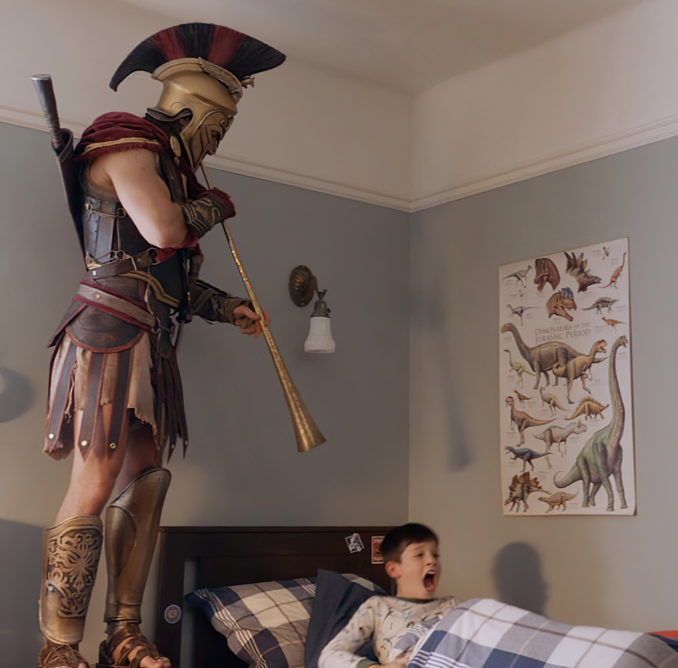The Roman Wake-Up Call meme template blank - image format