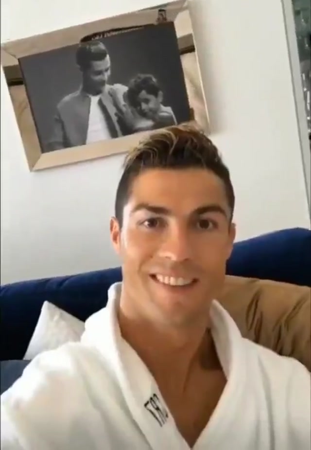 The Ronaldo Wink meme template blank