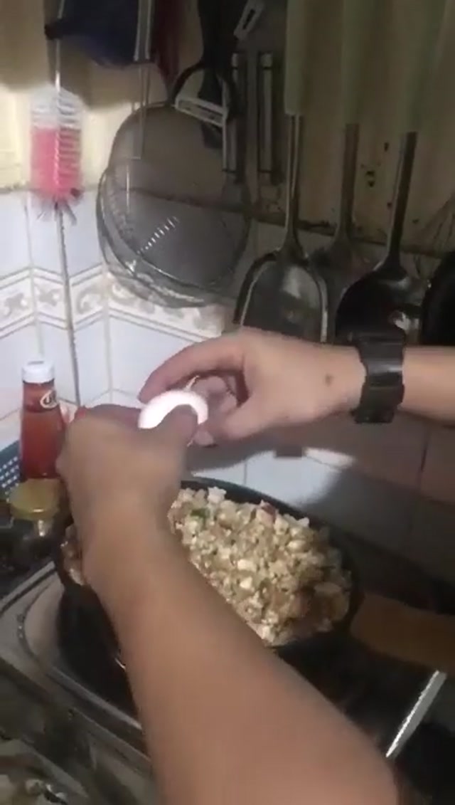 The Sisig Egg Drop meme template blank