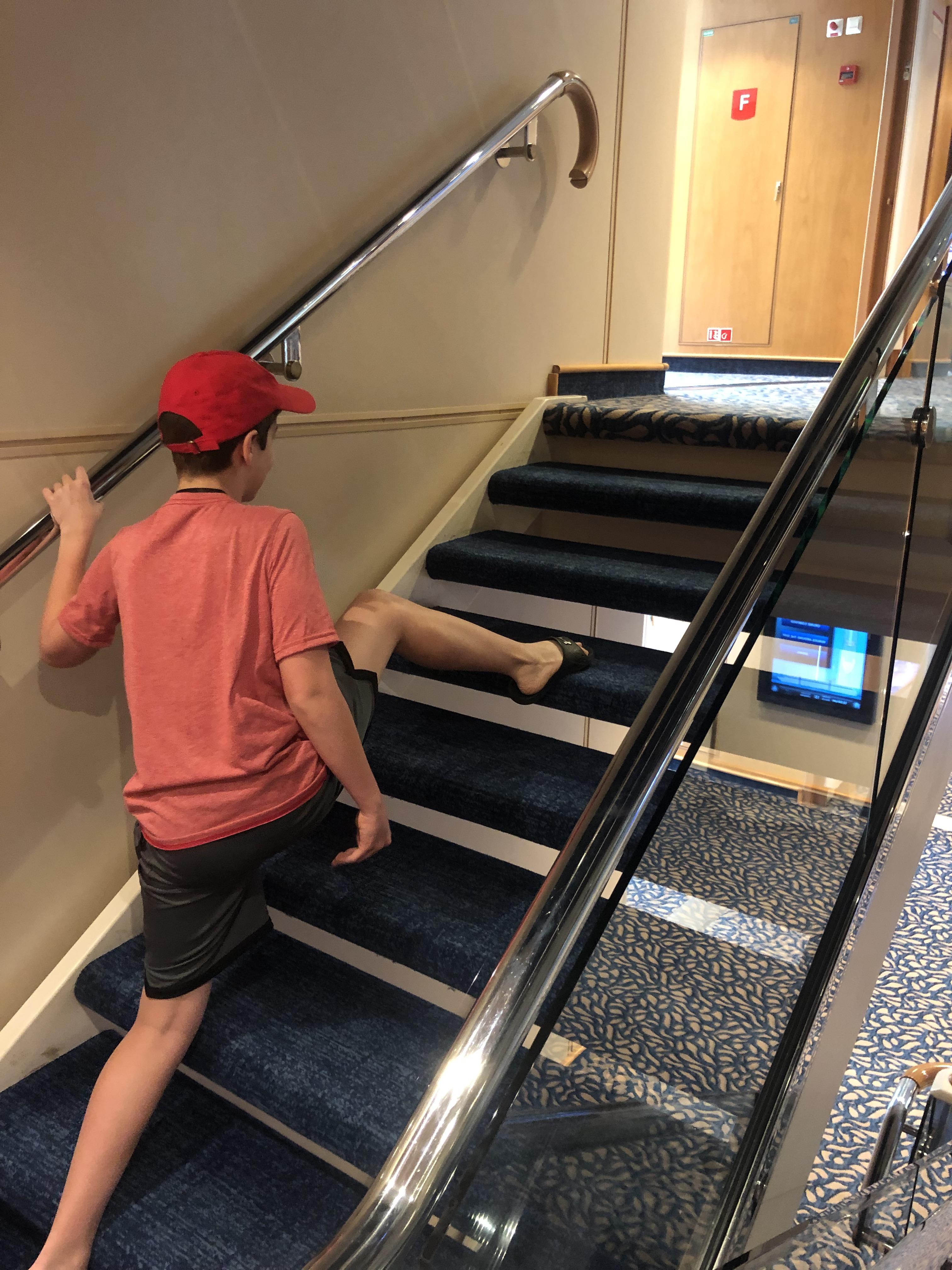 The Stair Skip meme template blank - image format