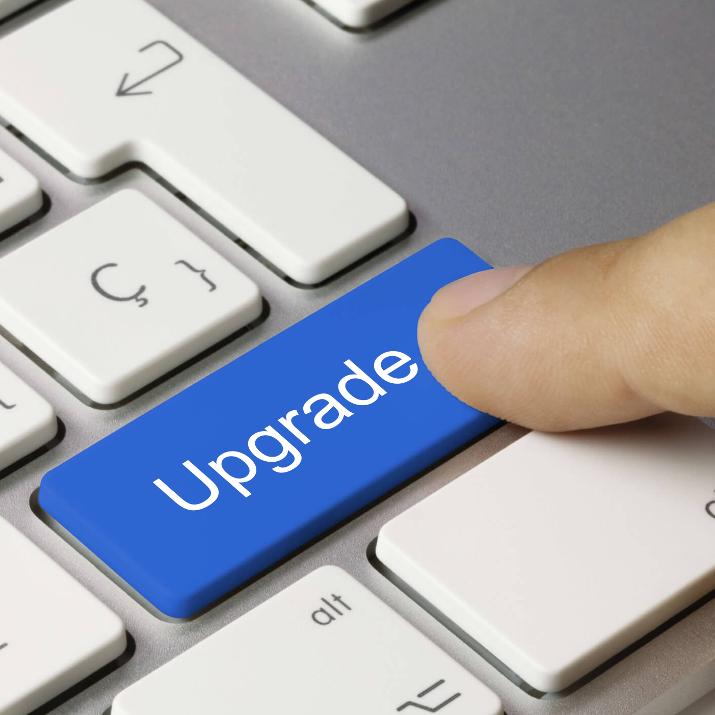 The Upgrade Button meme template blank - image format