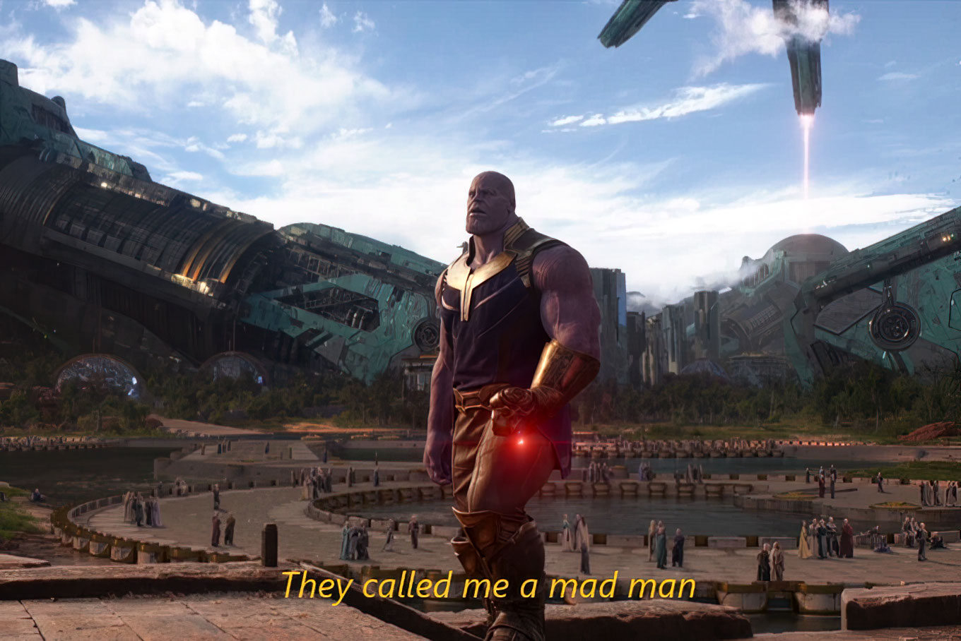 They Called Me a Madman meme template blank - image format