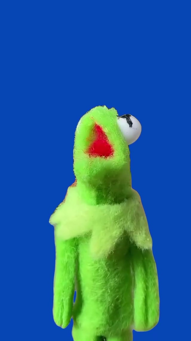 Tiny Kermit Symphony meme template blank