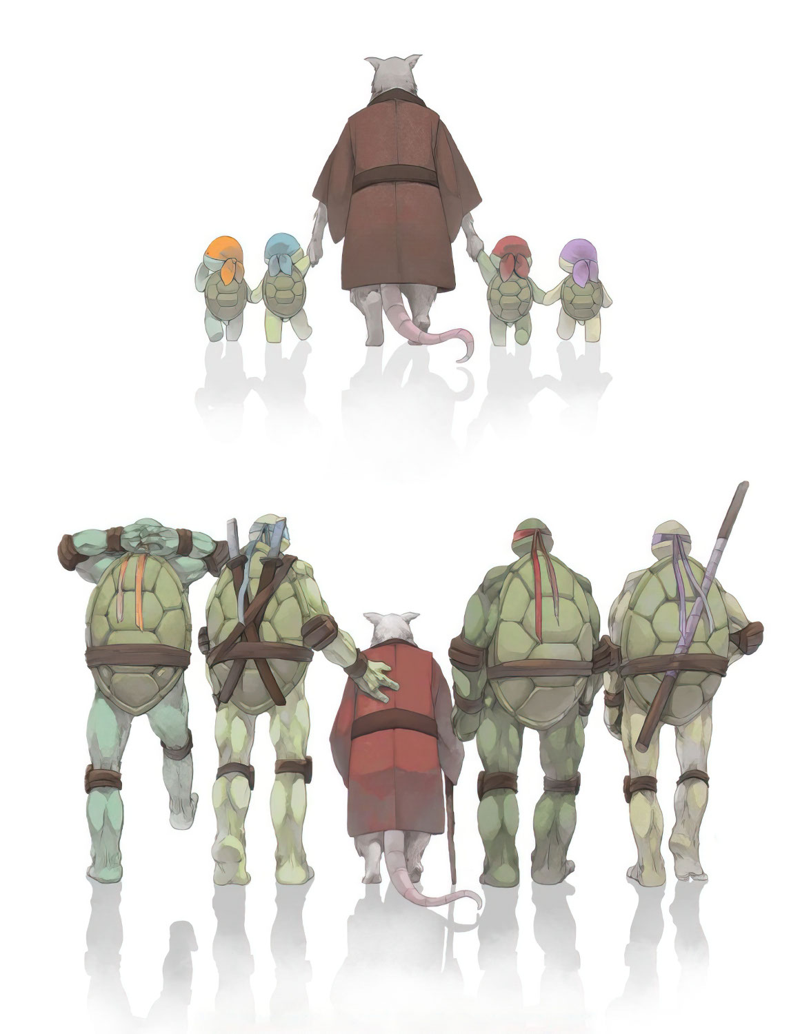 TMNT Growing Up meme template blank