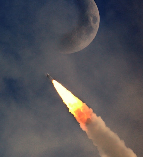 To The Moon Rocket meme template blank
