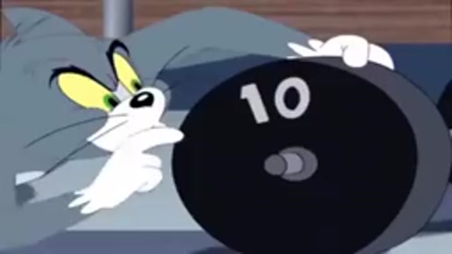 Tom Modifying Weights meme template blank