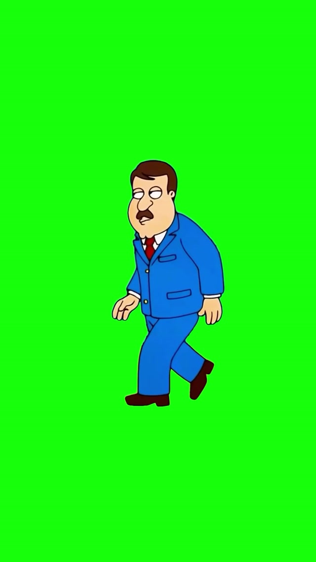 Tom Tucker Walking Slow meme template blank