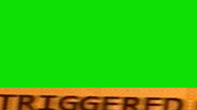 TRIGGERED Banner Effect meme template blank